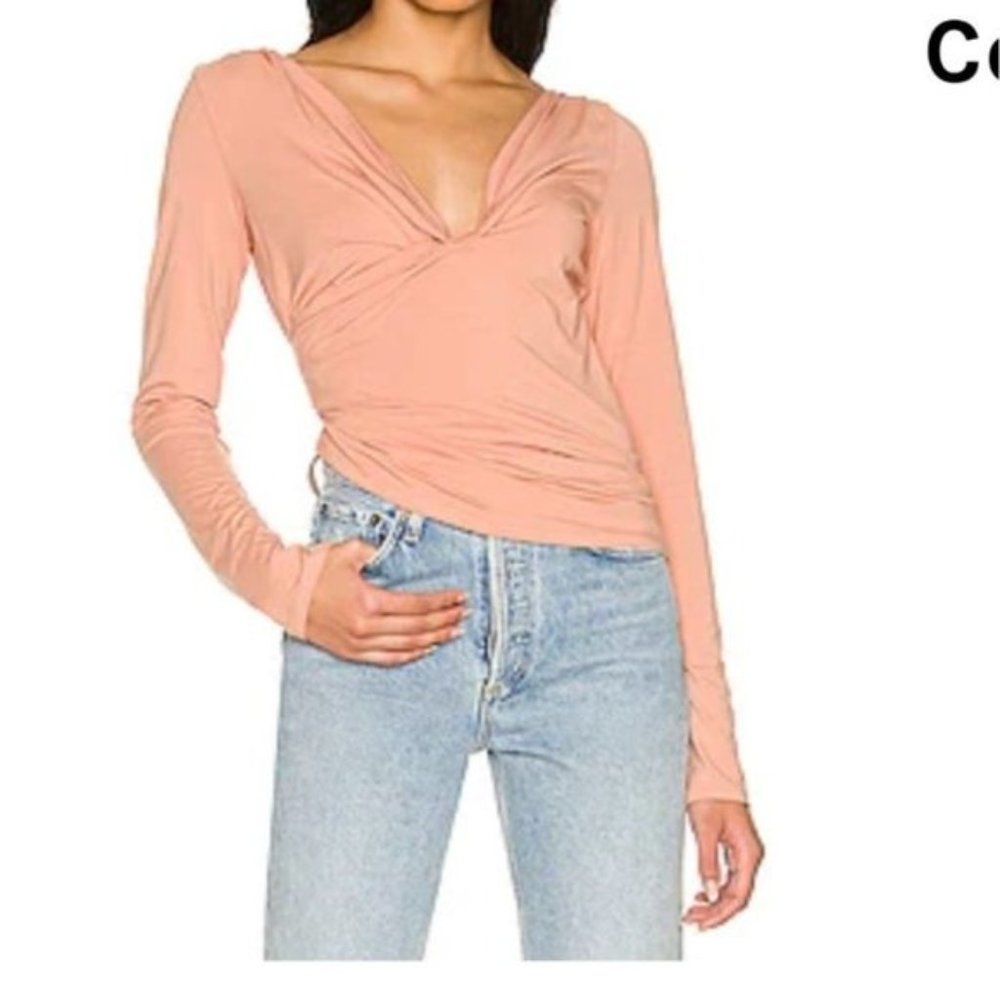 The Line by K Umi Longsleeve Top in Blush